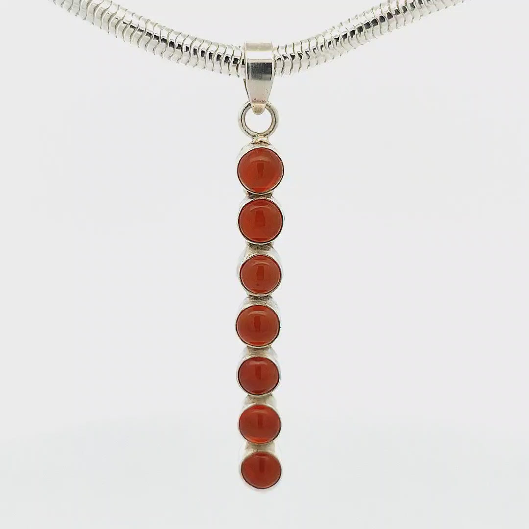 Carnelian Pendant - Alex