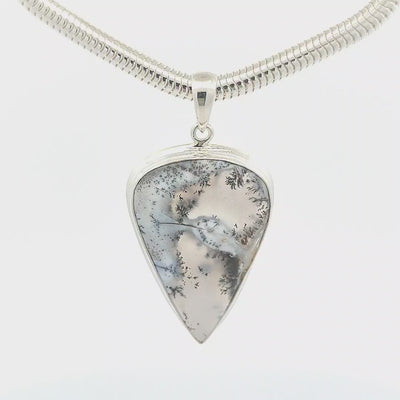 Dendritic Agate Pendant - Sade