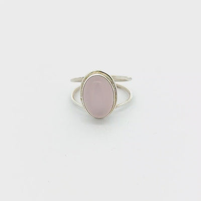 Rose Quartz Ring - Bazille