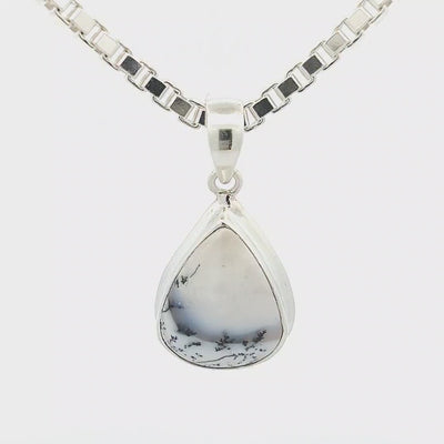 Dendritic Agate Pendant - Helen