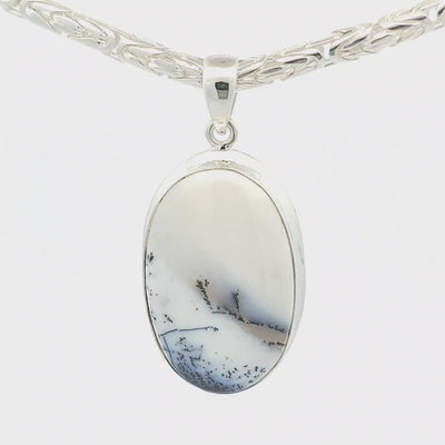 Dendritic Agate Pendant - Maude