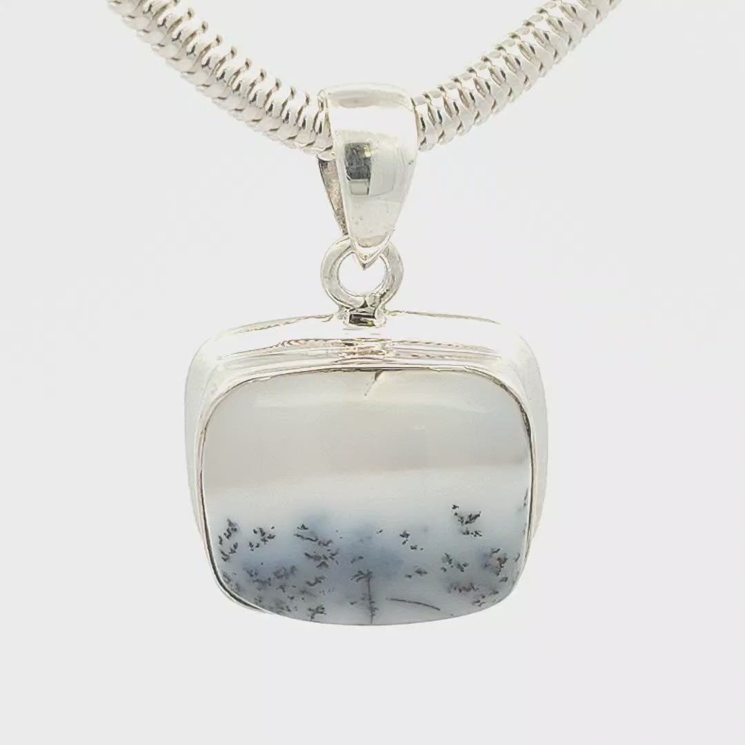 Dendritic Agate Pendant - Kate
