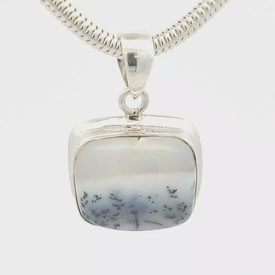 Dendritic Agate Pendant - Kate