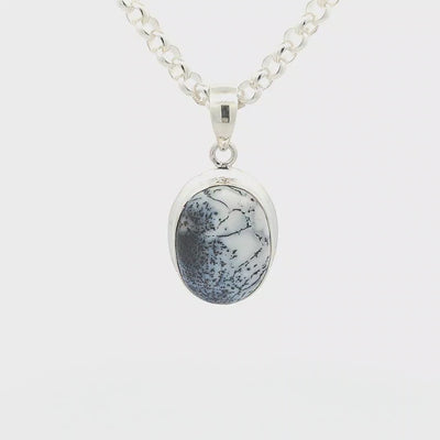 Dendritic Agate Pendant - Saffiya