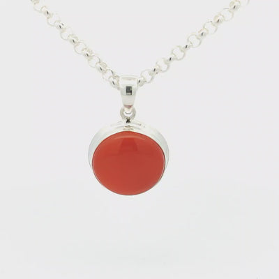 Carnelian Pendant - Raine (small)