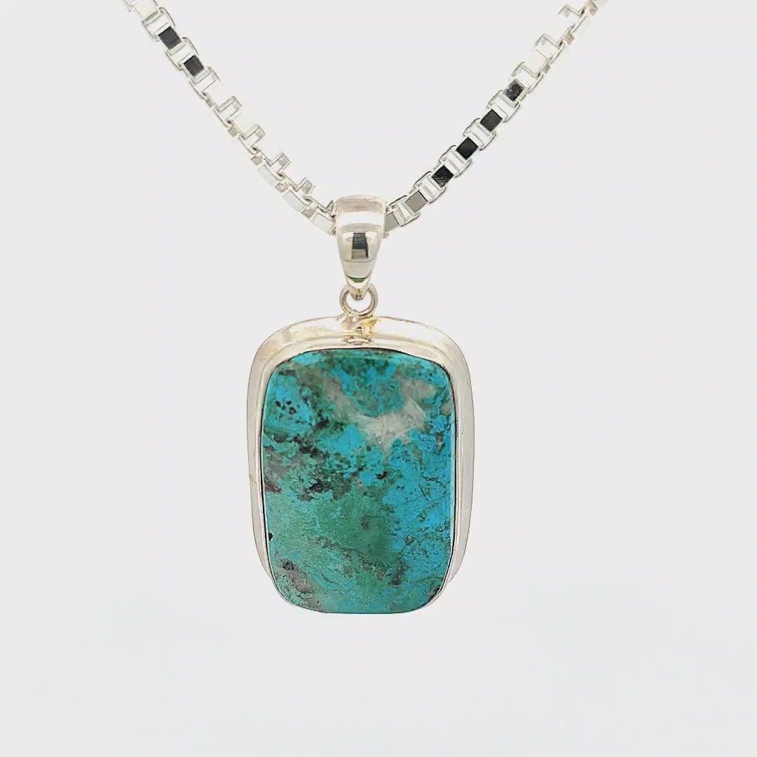 Chrysocolla Pendant - Megan