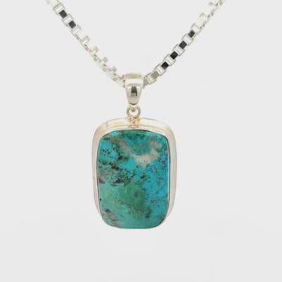 Chrysocolla Pendant - Megan