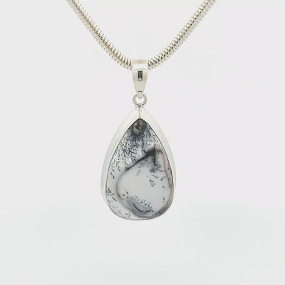 Dendritic Agate Pendant - Dani