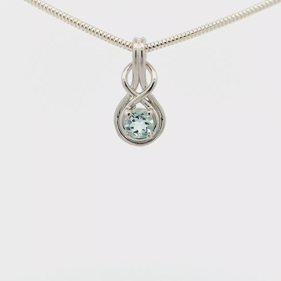 Aquamarine Pendant - Tara