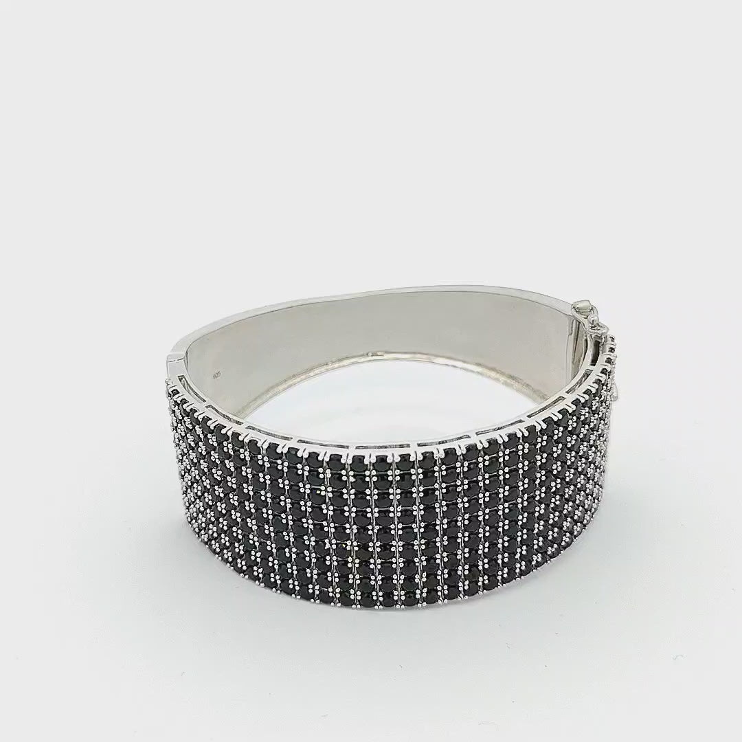 Black Spinel Cuff - Jessica