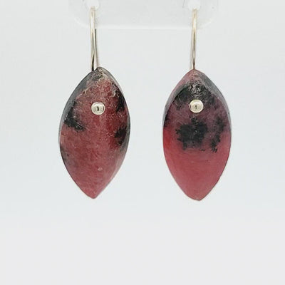 Rhodonite Drop Earrings - Jerry