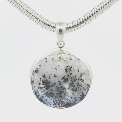 Dendritic Agate Pendant - Fiona