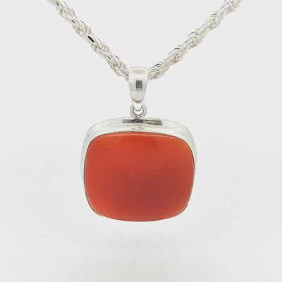 Carnelian Pendant - Megan (large)