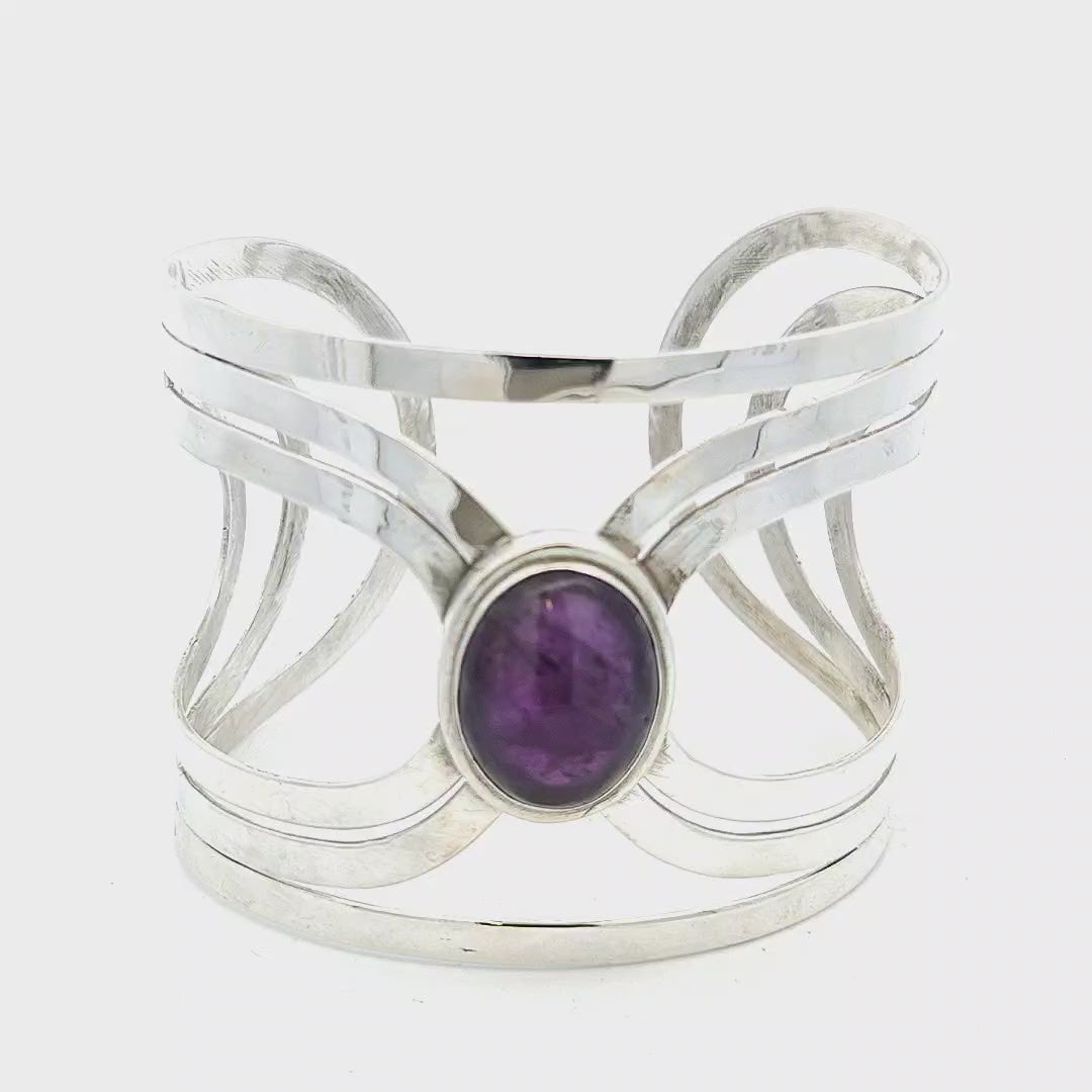 Amethyst Cuff - Alexandra