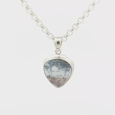 Dendritic Agate Pendant - Betti