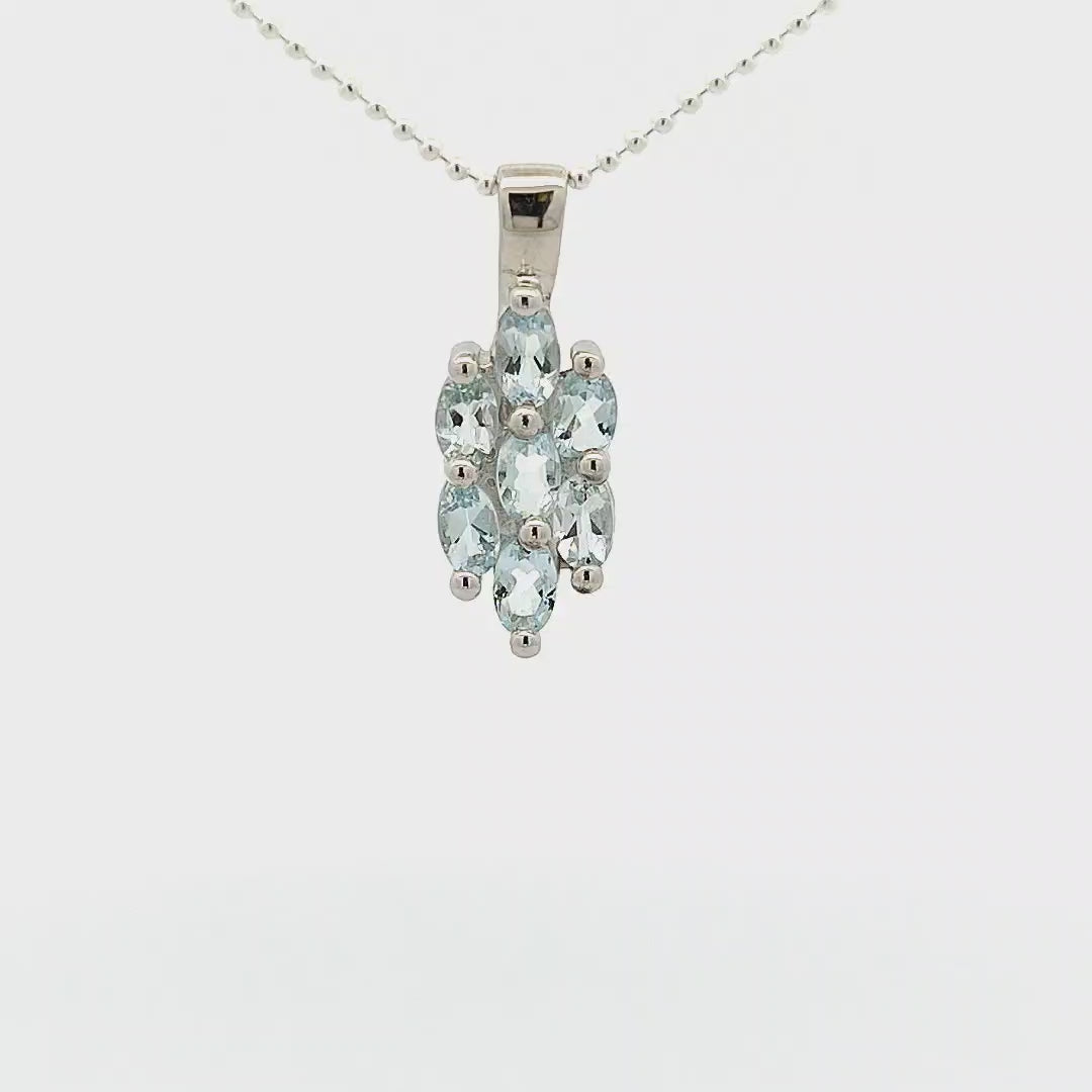 Aquamarine Pendant - Petula
