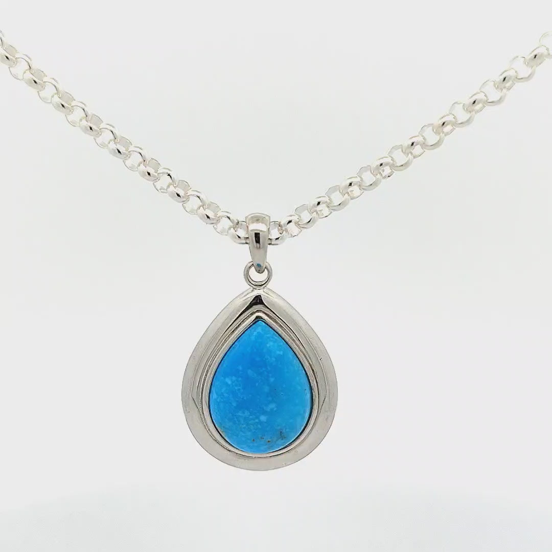 Turquoise Pendant - Lisa