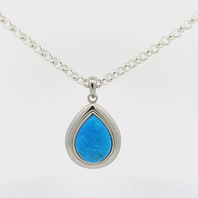 Turquoise Pendant - Lisa