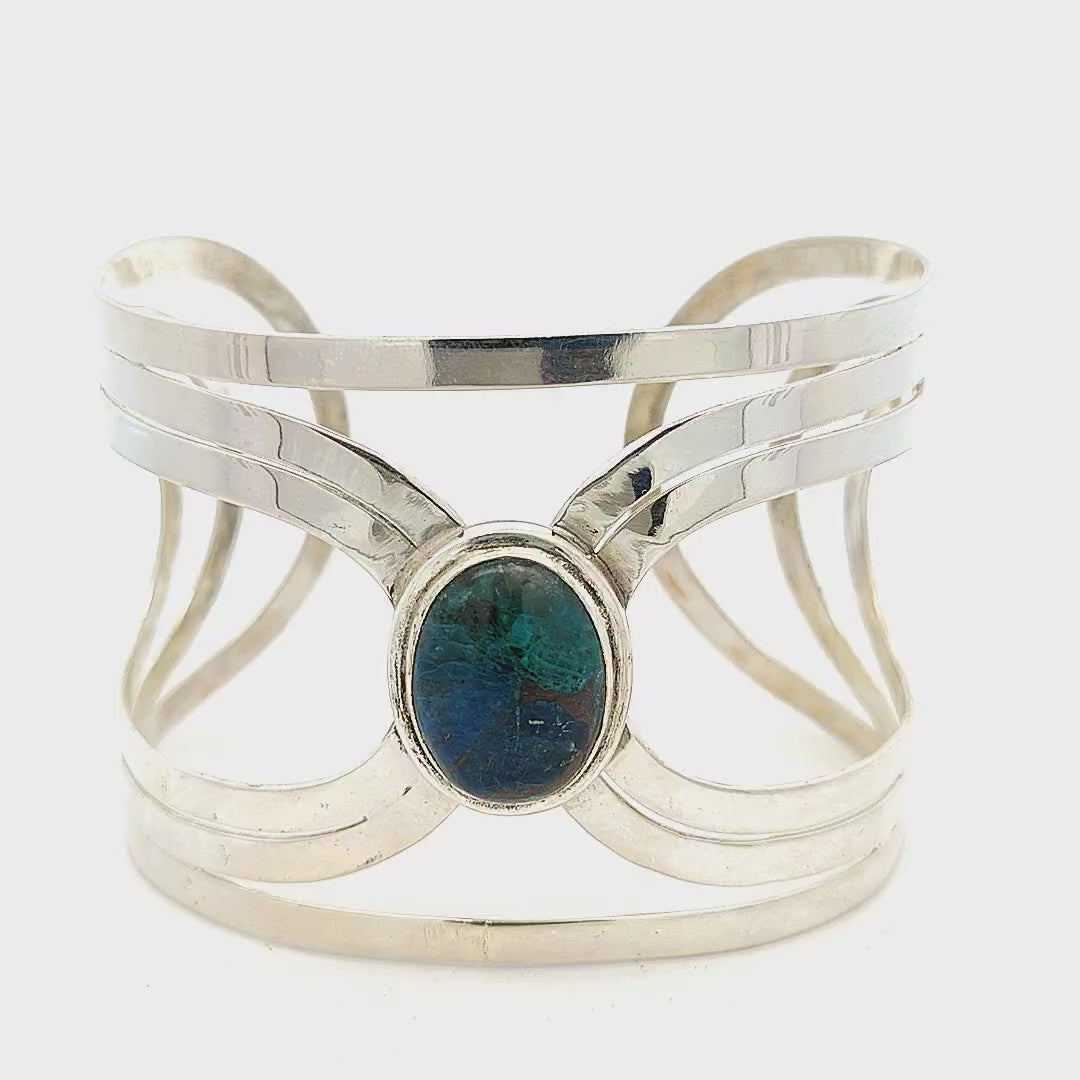 Chrysocolla Cuff - Alexandra