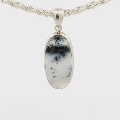 Dendritic Agate Pendant - Monique