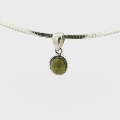 Green Tourmaline Pendant - Monique