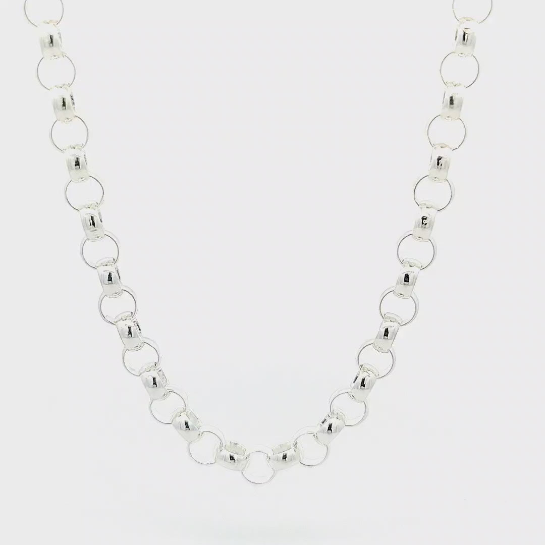 Sterling Silver Belcher Chain - 6.5mm