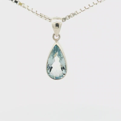 Aquamarine Pendant - Sian