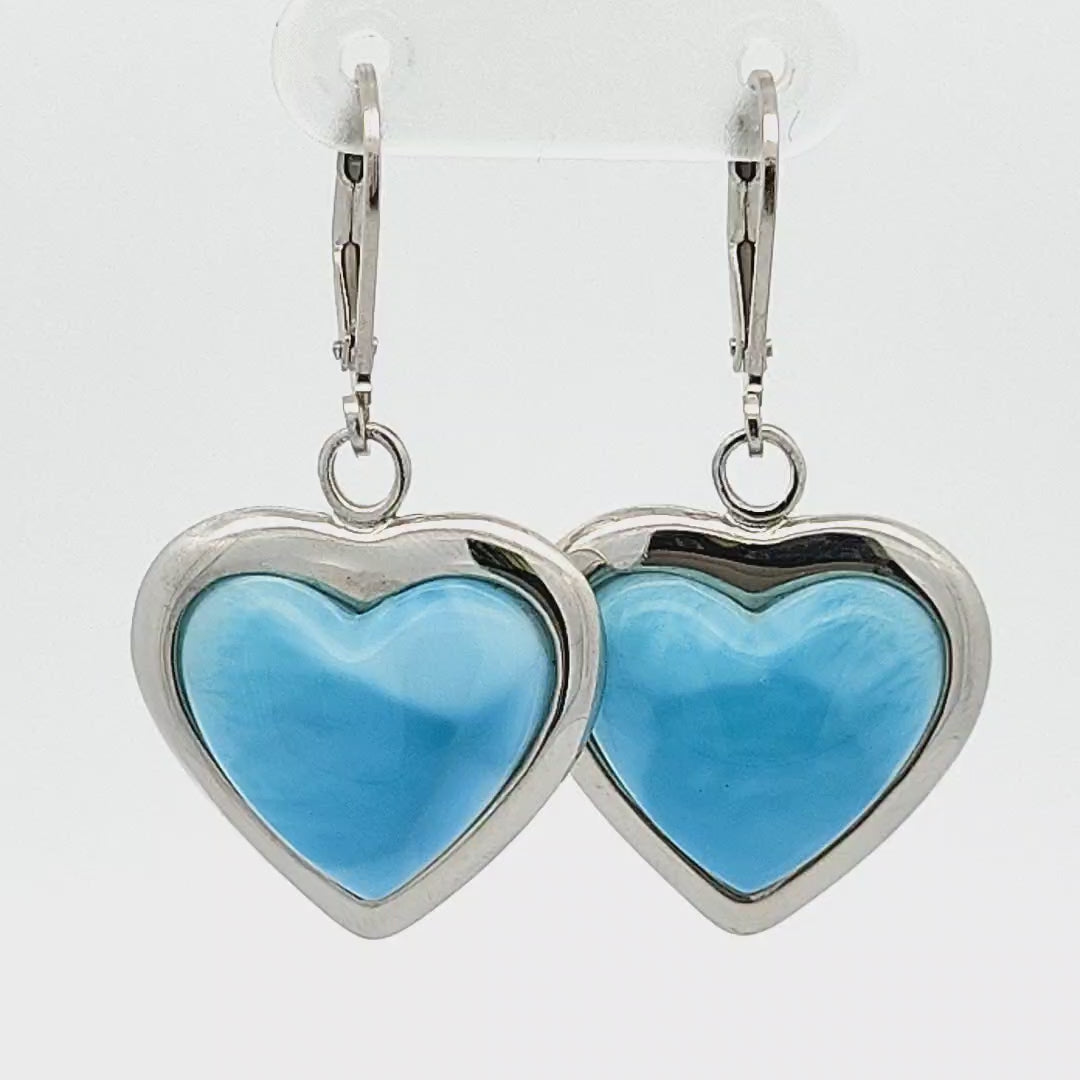 Larimar Earrings - Jasmine