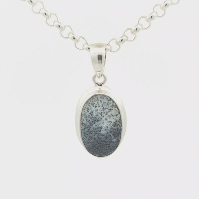 Dendritic Agate Pendant - Lucia