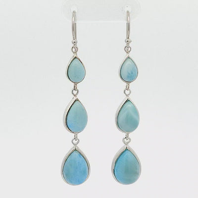 Larimar Earrings - Domenica