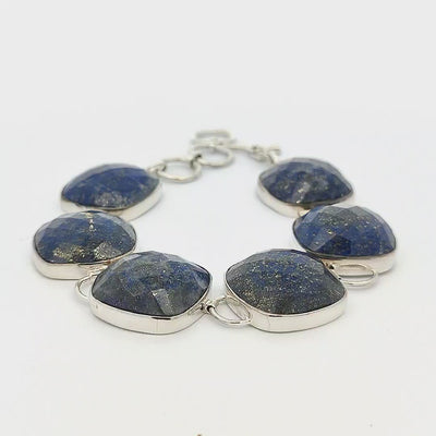 Chunky Lapis Lazuli Bracelet - Kirsten