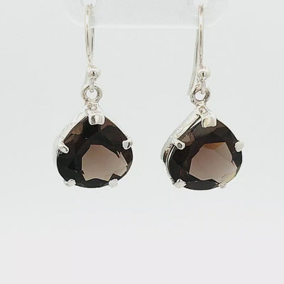 Smokey Quartz Earrings - Cynthia