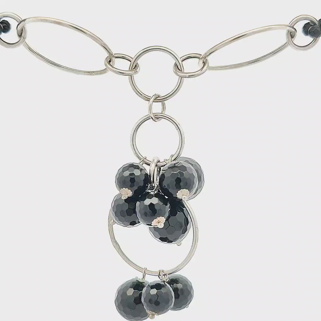 Black Onyx Necklace - Antonia