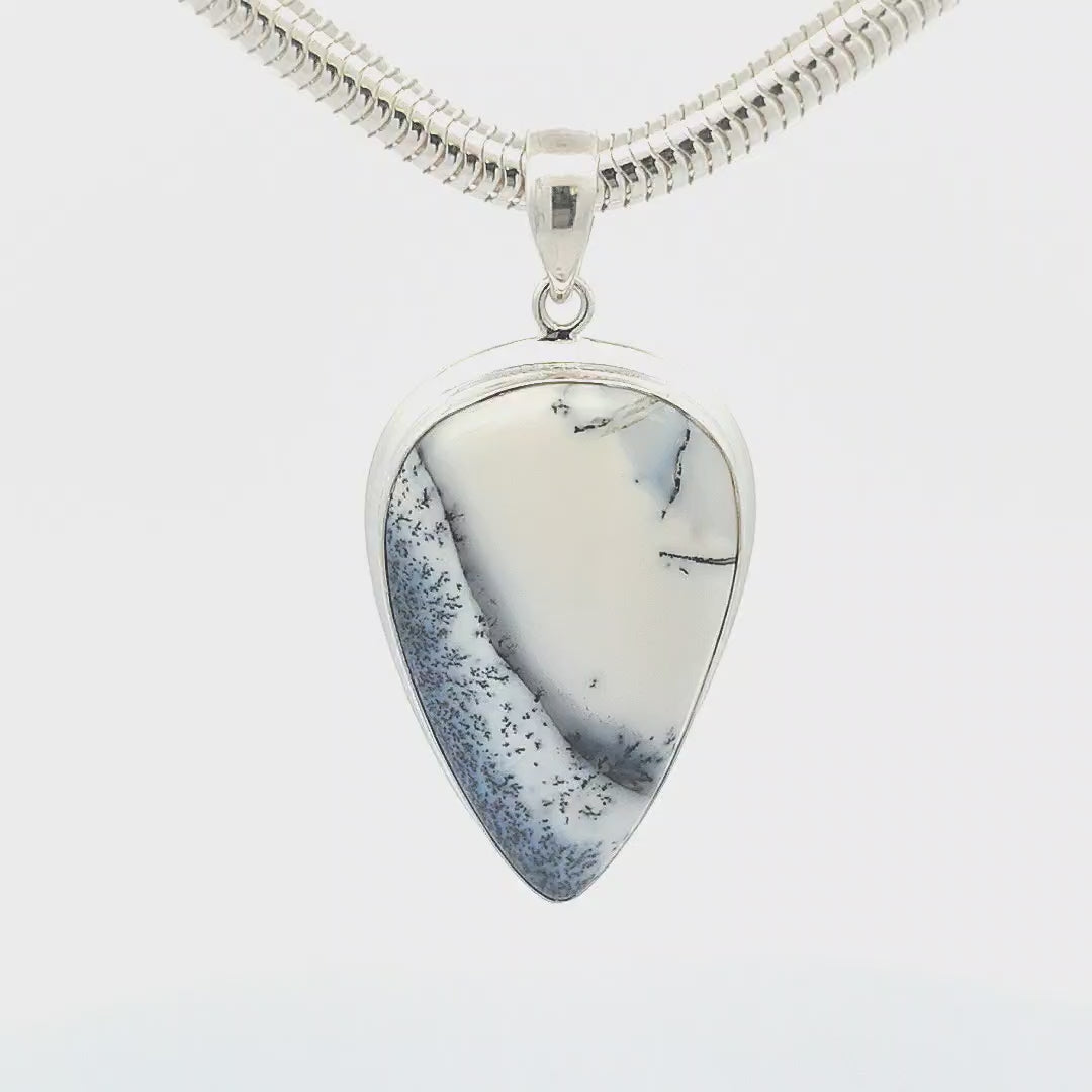 Dendritic Agate Pendant - Rosie