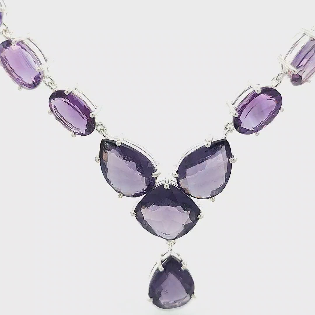 Amethyst Necklace - Lettie