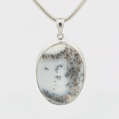 Dendritic Agate Pendant - Kim