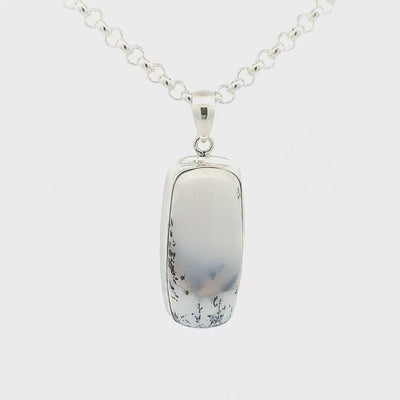 Dendritic Agate Pendant - Amy