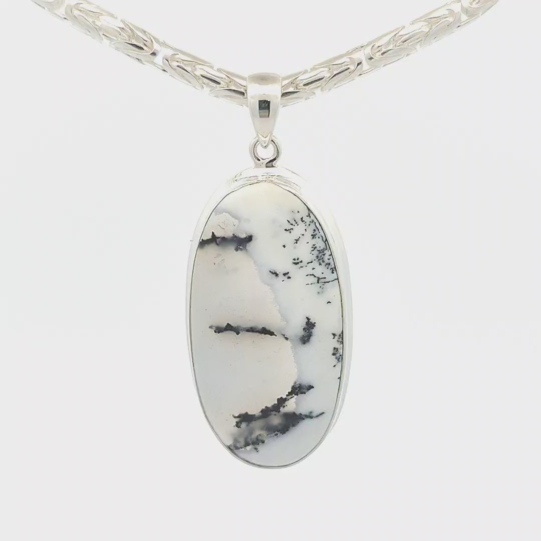 Dendritic Agate Pendant - Ramona