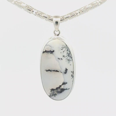 Dendritic Agate Pendant - Ramona