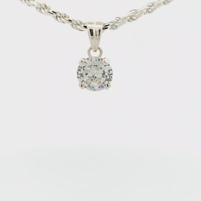 Cubic Zirconia Pendant - Virginia