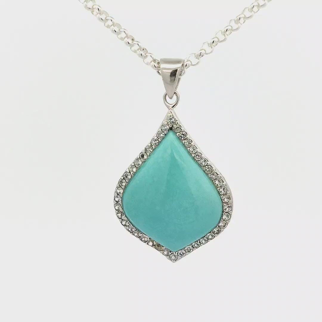 Turquoise Pendant - Angela