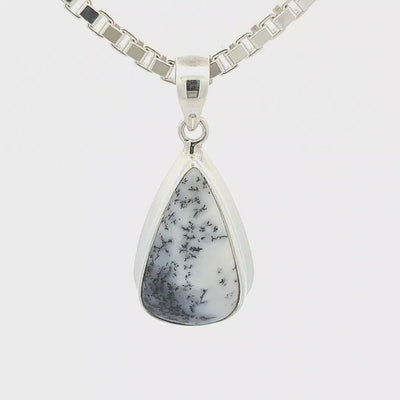 Dendritic Agate Pendant - Stacey