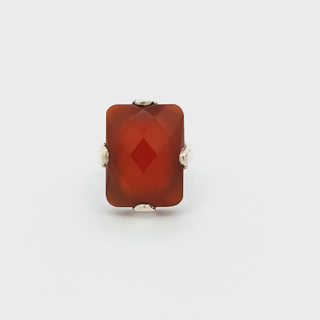 Red Onyx Ring - Chagall