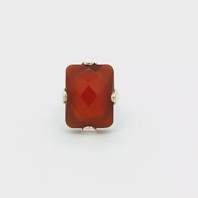 Red Onyx Ring - Chagall