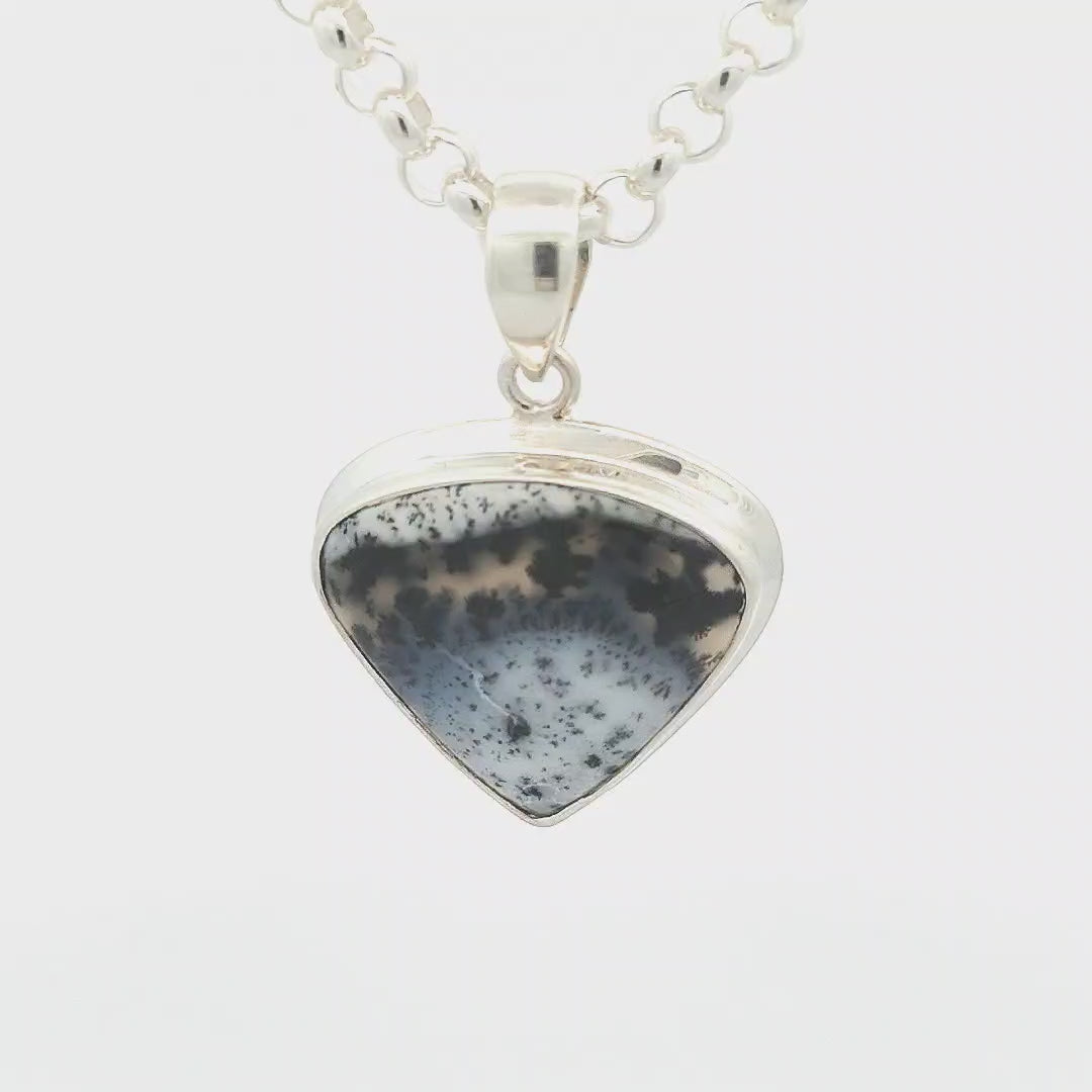 Dendritic Agate Pendant - Jayce