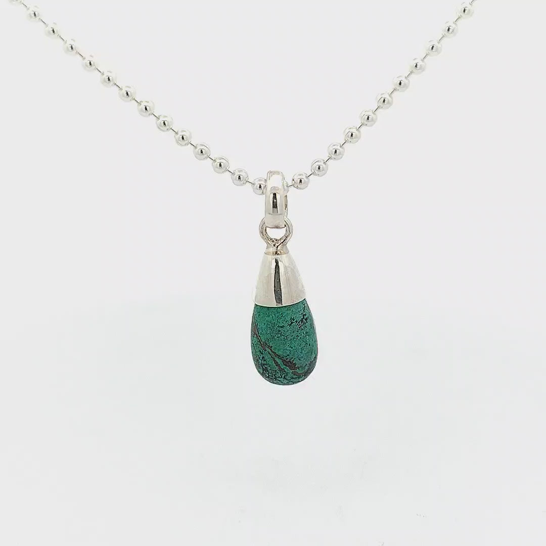 Chrysocolla Pendant - Loretta