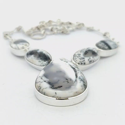 Dendritic Agate Necklace - Bella