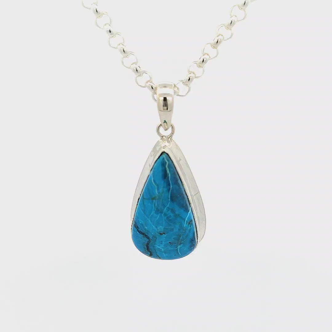 Chrysocolla Pendant - Carmelle