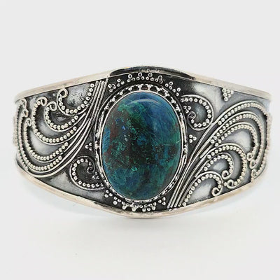 Chrysocolla Cuff - Tatiana