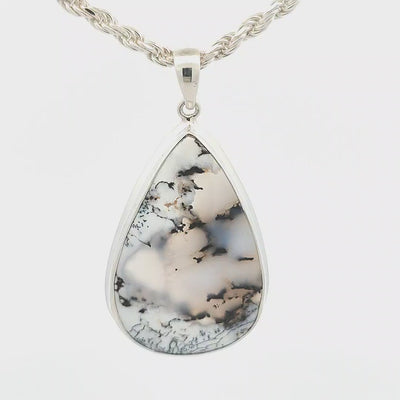 Dendritic Agate Pendant - Jess